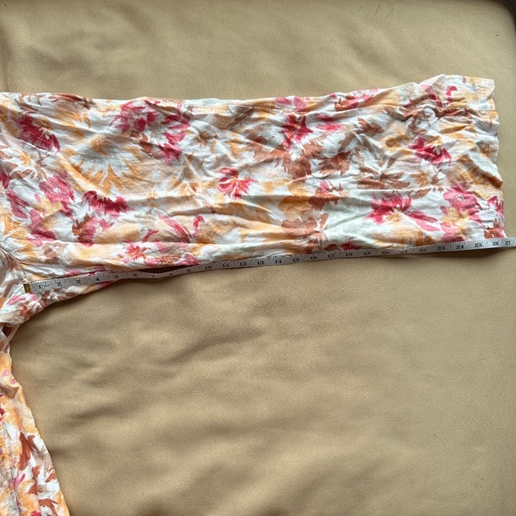 ABERCROMBIE & FITCH Linen Blend Floral Pull On Pants Small S - Picture 8 of 11
